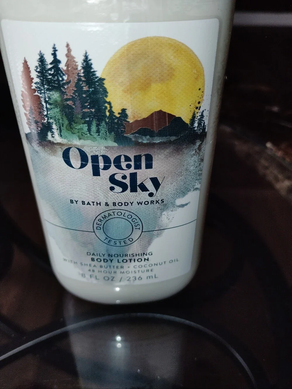 Bath & Body Works Open Sky Body Lotion - White, Yellow, Green, Brown, Blue New